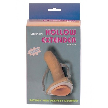 Proteza-STRAP-ON HOLLOW EXTENDER FOR MEN
