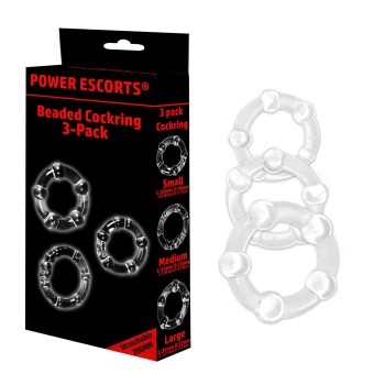 Beaded cockring 3 pack...