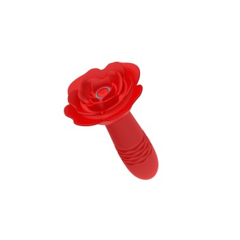 Rose thrusting anal plug