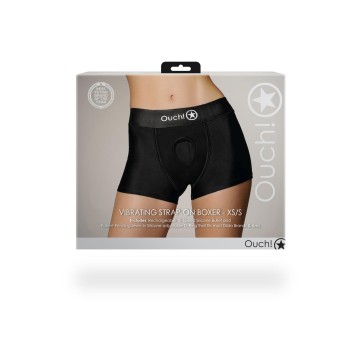 Vibrating Strap-on Boxer -...