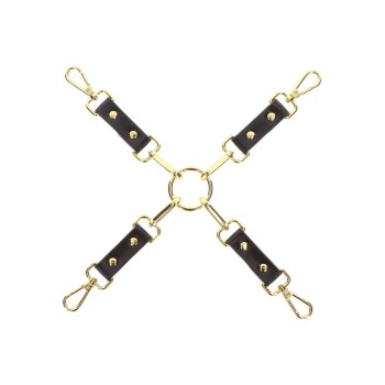 Studded Hogtie Black