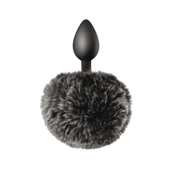 BLACK POMPOM ANAL PLUG