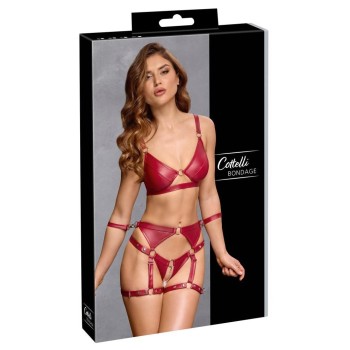 Bondage Bra Set M