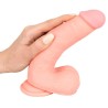 Duże grube dildo jak żywy penis na przyssawce 20cm