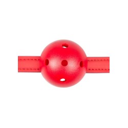 Knebel-Ball Gag With PVC Ball - Red
