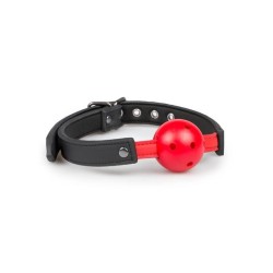 Knebel-Ball Gag With PVC Ball - Red