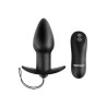 Plug/vibr-REMOTE CONTROLE SILICONE PLUG