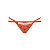 Czerwone koronkowe stringi erotyka obsessive s/m