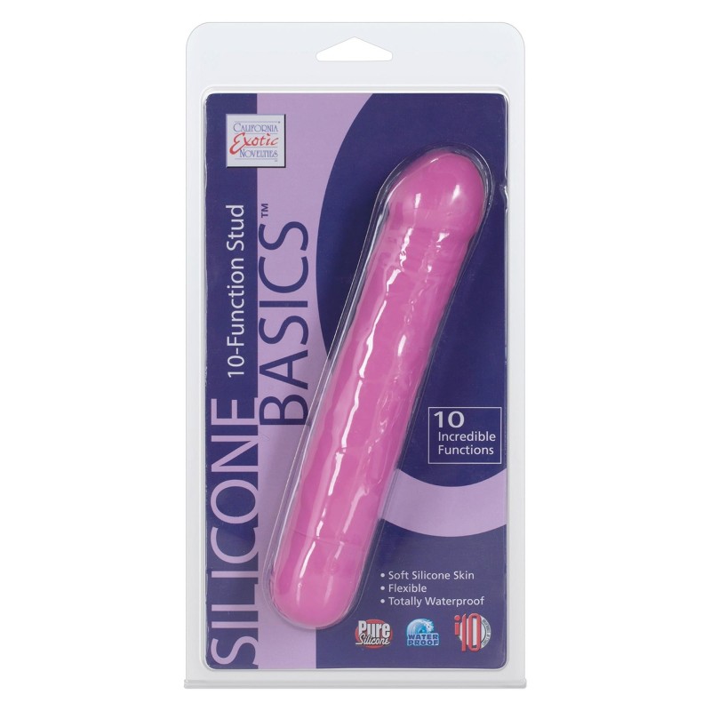 Wibrator klasyczny sztuczny penis silikon róż 17cm Wibrator klasyczny sztuczny penis silikon róż 17cm