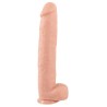 Miękkie duże dildo realistyczny wygląd żylasty