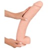 Miękkie duże dildo realistyczny wygląd żylasty