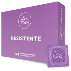 Prezerwatywy-Love Match Resistante - 144 pack