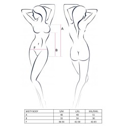 Bielizna-MIRELLA CORSET black L/XL - Casmir
