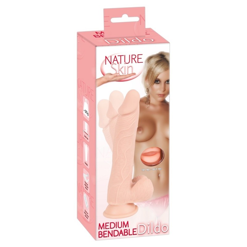 Dildo wyginane realistyczny penis członek sex 24cm Dildo wyginane realistyczny penis członek sex 24cm