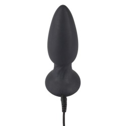 Wibrujący korek analny silikonowa zatyczka 14 cm