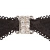 Rhinestone Shelf Bra Set 80B/M