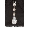 Rhinestone Shelf Bra Set 80B/M