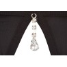 Rhinestone Shelf Bra Set 80B/M