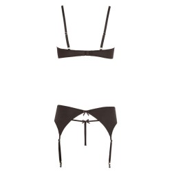 Rhinestone Shelf Bra Set 85C/L
