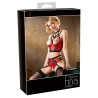 Shelf Bra Set red 80B/M