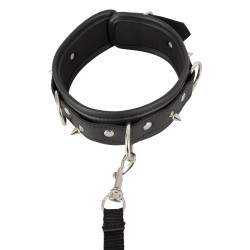 Obroża ze smyczą ćwieki zestaw bdsm bondage sex