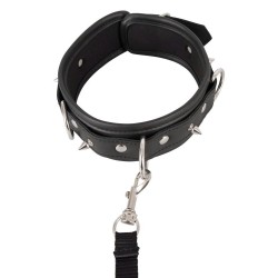 Obroża ze smyczą ćwieki zestaw bdsm bondage sex