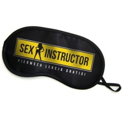 Maska- Opaska na oczy "SEX INSTRUCTOR'