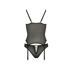 Bielizna-LARA CORSET black L/XL - Casmir