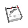 Korek kita jewellery small silver stripe tail