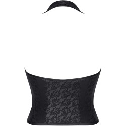 Bielizna - BRLUDMILA001 top czarny rozmiar S