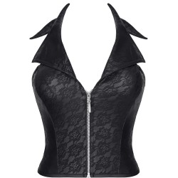 Bielizna - BRLUDMILA001 top czarny rozmiar XXL