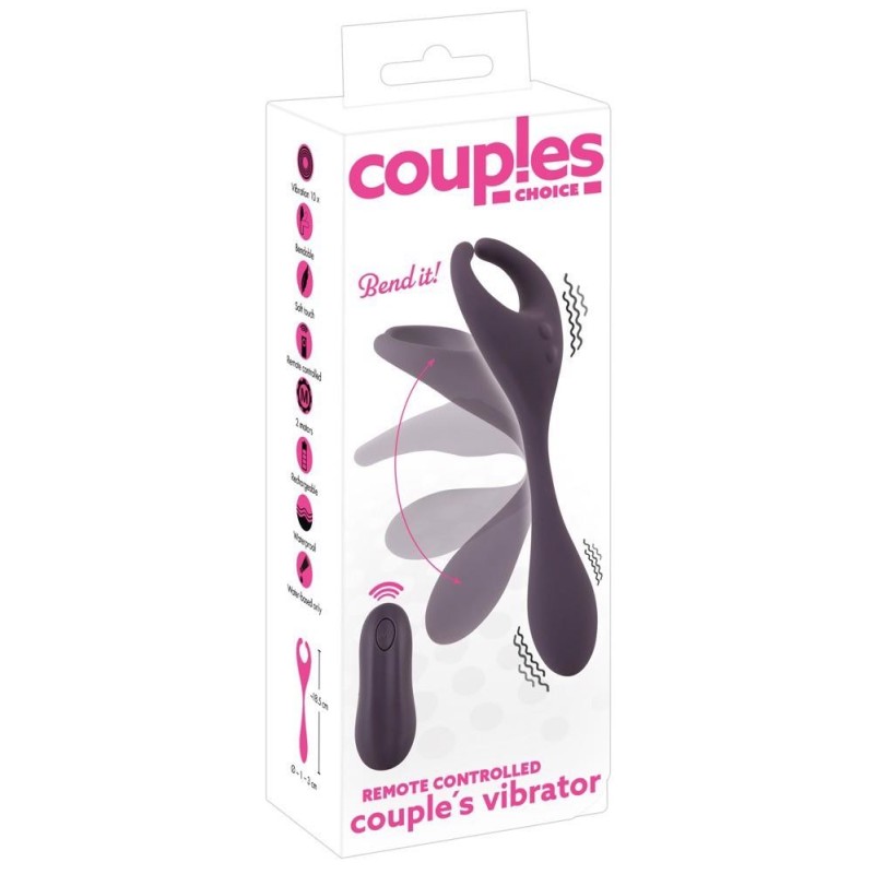 Wibrator stymulator dla par analny waginalny 18cm Wibrator stymulator dla par analny waginalny 18cm