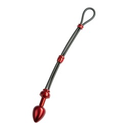 MALESATION Cock-Grip with Alu-Plug medium, red