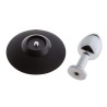 MALESATION Alu-Plug with suction cup small, chrome