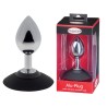 MALESATION Alu-Plug with suction cup large, chrome