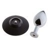 MALESATION Alu-Plug with suction cup large, chrome