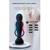 Masażer prostaty z funkcją grzania pierścień na penisa jądra 7trybów USB