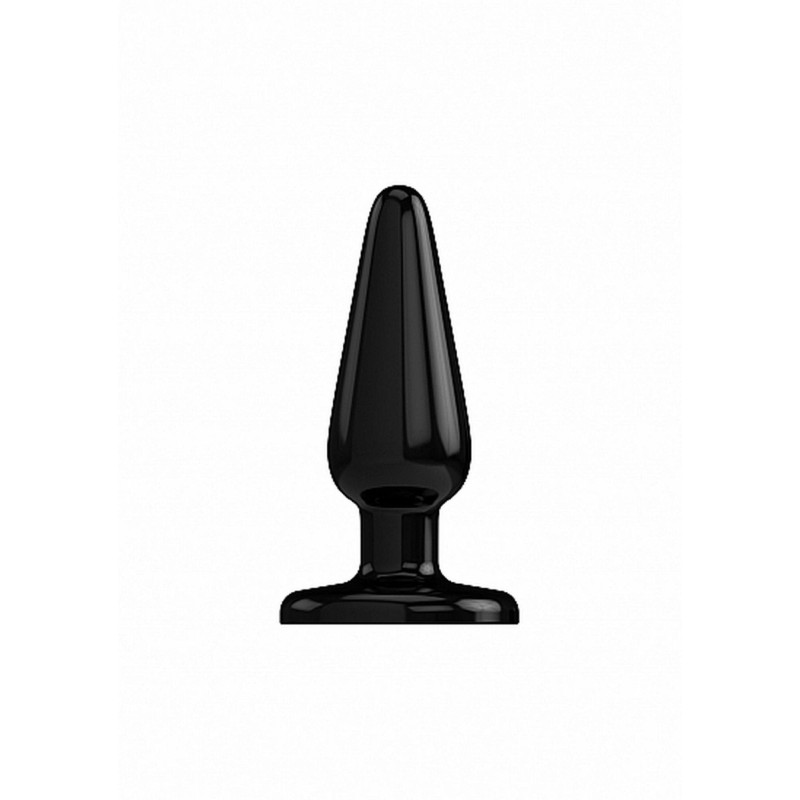 Czarny silikonowy korek analny zatyczka plug 7,5cm Czarny silikonowy korek analny zatyczka plug 7,5cm