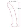 Realistyczny miękki penis dildo przyssawka 24cm