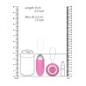 Ethan - Rechargeable Remote Control Vibrating Egg - Pink