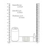 N0. 93 - Reversible Masturbator and Bumper - Transparent