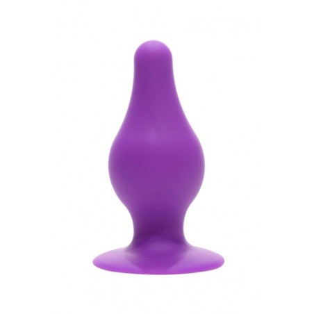 Gładki silikonowy korek analny zatyczka plug 10 cm