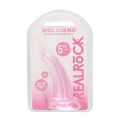 Dildo zakrzywione małe z mocną przyssawką 12 cm