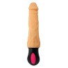 Sex wibrator z kręgosłupem giętki cyberskóra 27cm