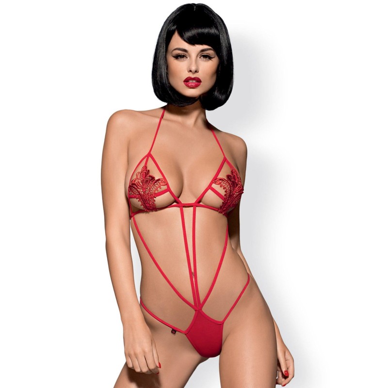 Haftowane body erotyczne sznureczki obsessive s/m Haftowane body erotyczne sznureczki obsessive s/m