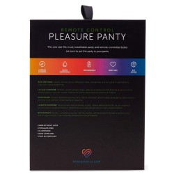 Remote Control Pleasure Panty White
