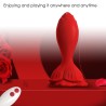 Korek analny z wibracją B - series Joy Rosenberg Red