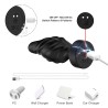 Korek analny z wibracją B-series Joy Limonster Black