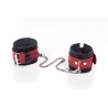 Kajdanki- Cuffs Crazy Horse Red, Small