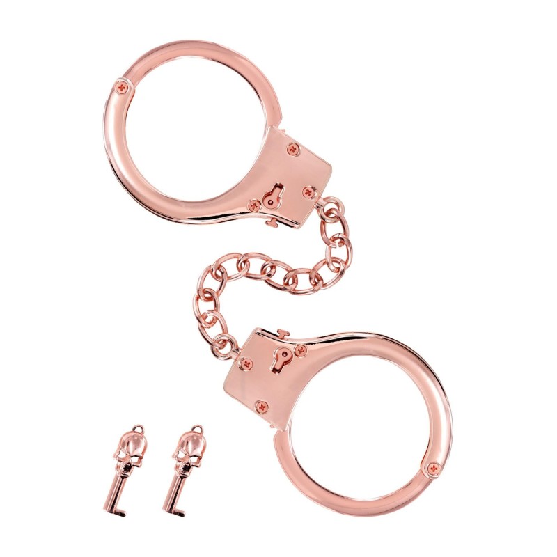 Menottes pour poignets en métal or rose